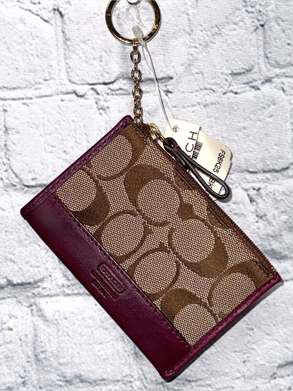 NWT! Coach Skinny I.D. Card Case